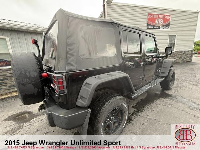 used 2015 Jeep Wrangler Unlimited car, priced at $14,995