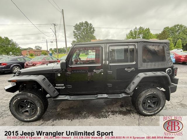 used 2015 Jeep Wrangler Unlimited car, priced at $14,995