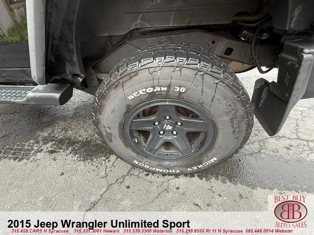 used 2015 Jeep Wrangler Unlimited car, priced at $14,995