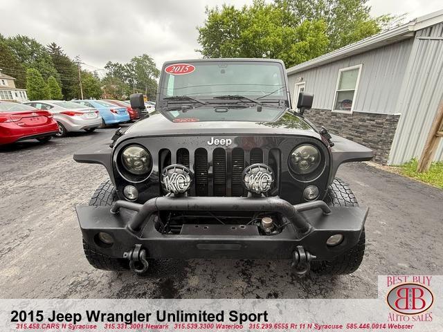 used 2015 Jeep Wrangler Unlimited car, priced at $14,995