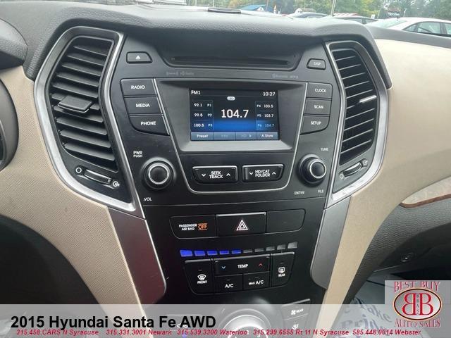 used 2015 Hyundai Santa Fe car, priced at $12,995