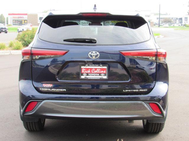 used 2022 Toyota Highlander car, priced at $40,000