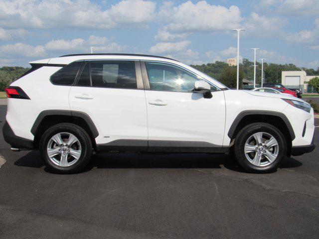 used 2022 Toyota RAV4 Hybrid car, priced at $33,000