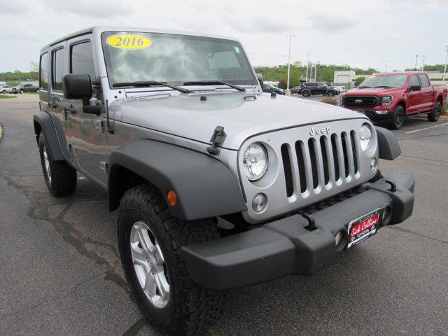 used 2016 Jeep Wrangler Unlimited car, priced at $21,000