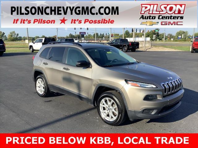 used 2017 Jeep Cherokee car, priced at $9,500