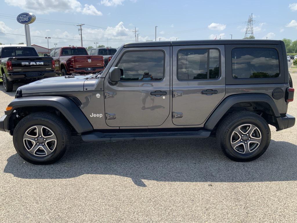 used 2021 Jeep Wrangler Unlimited car, priced at $27,700