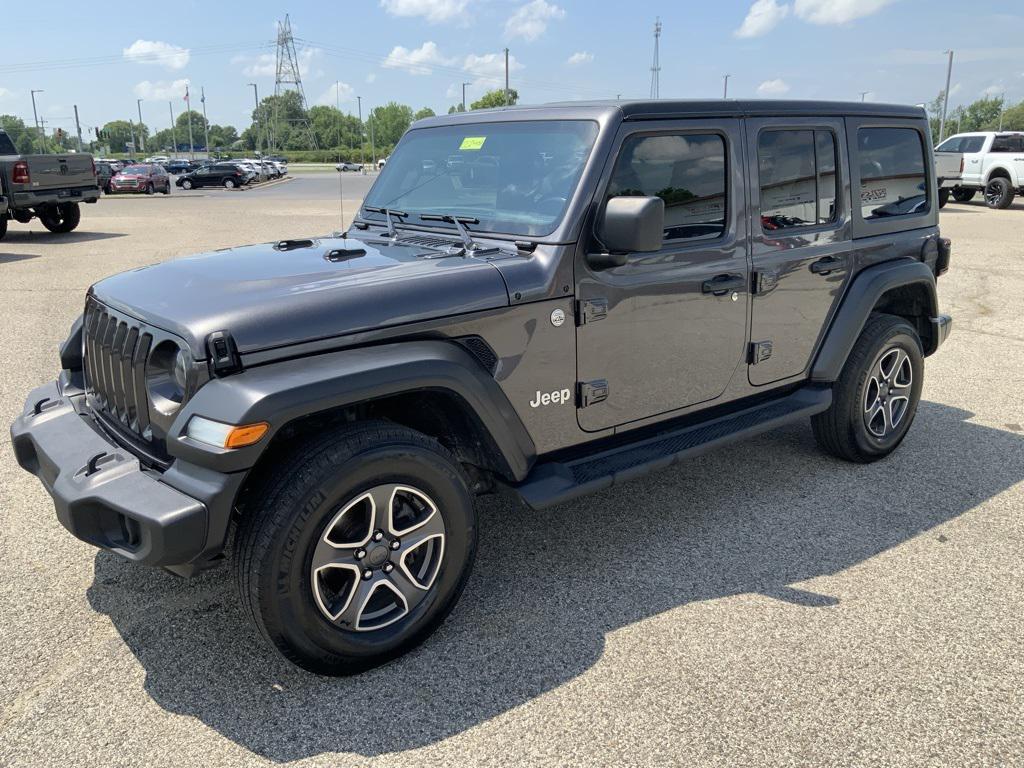 used 2021 Jeep Wrangler Unlimited car, priced at $27,700