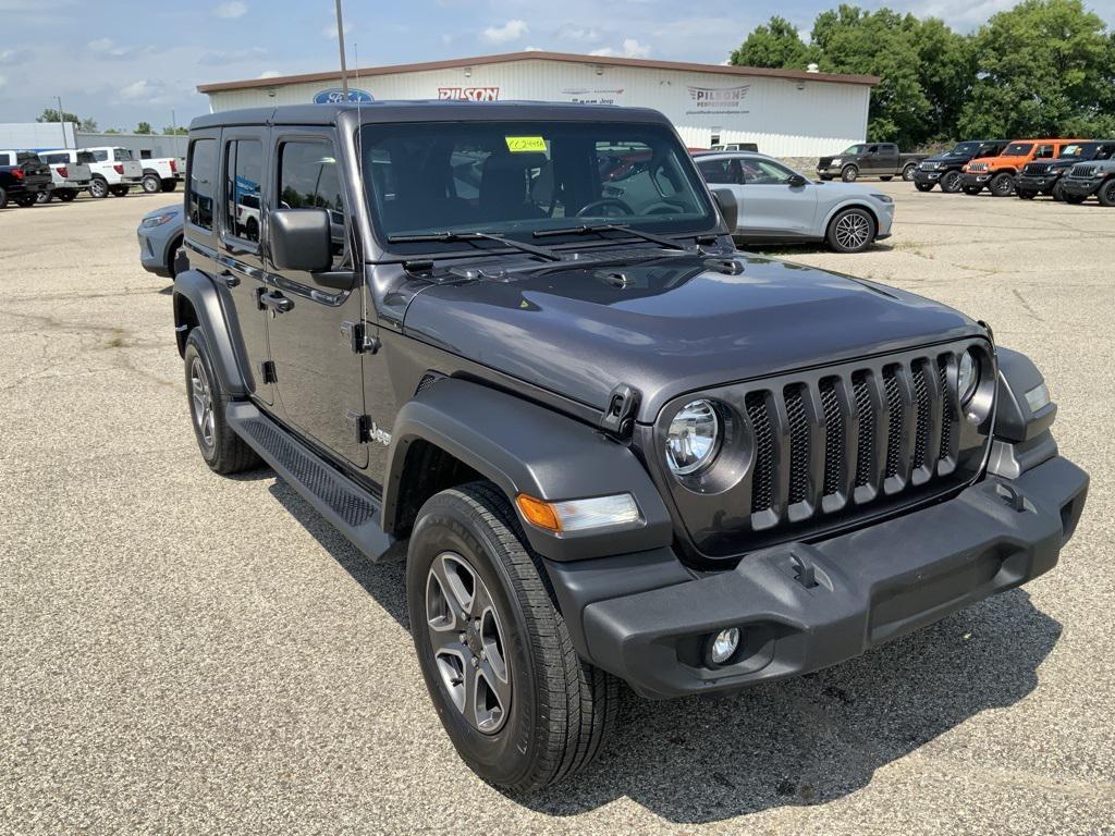 used 2021 Jeep Wrangler Unlimited car, priced at $27,700