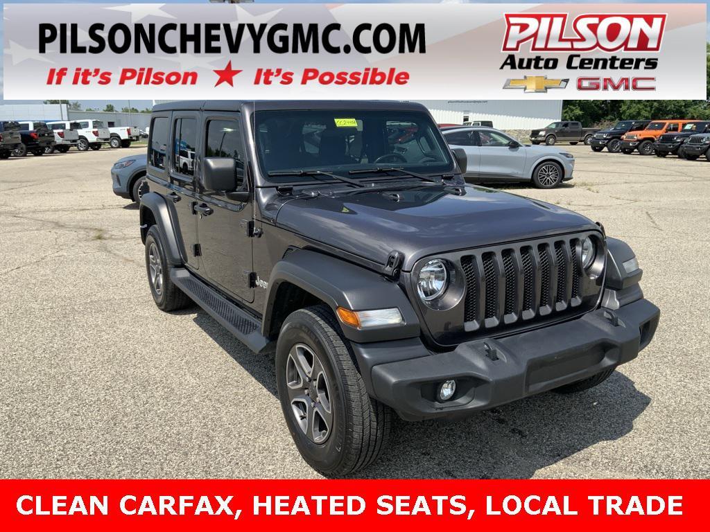 used 2021 Jeep Wrangler Unlimited car, priced at $27,700