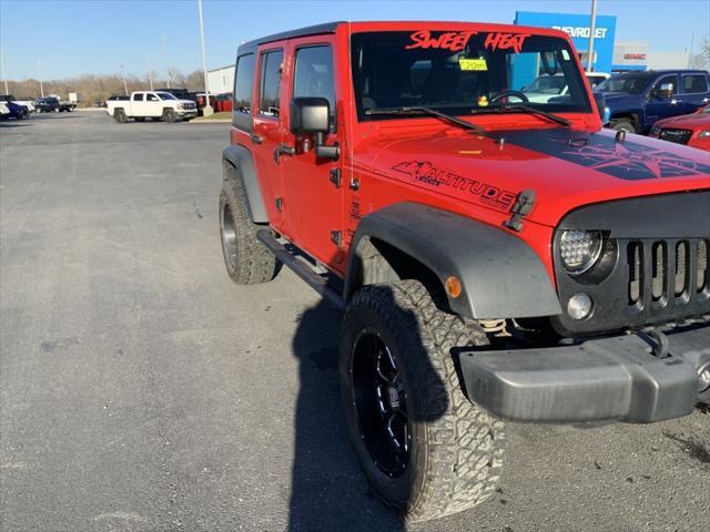 used 2015 Jeep Wrangler Unlimited car, priced at $18,700