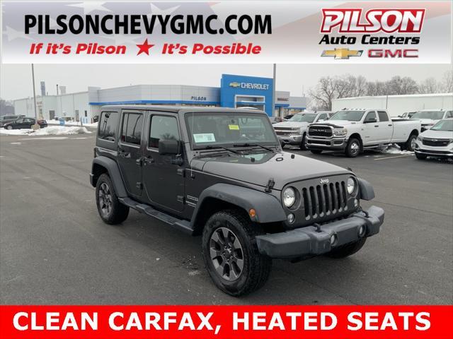 used 2017 Jeep Wrangler Unlimited car, priced at $17,300