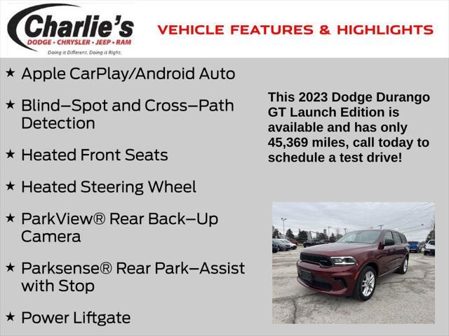 used 2023 Dodge Durango car, priced at $30,241