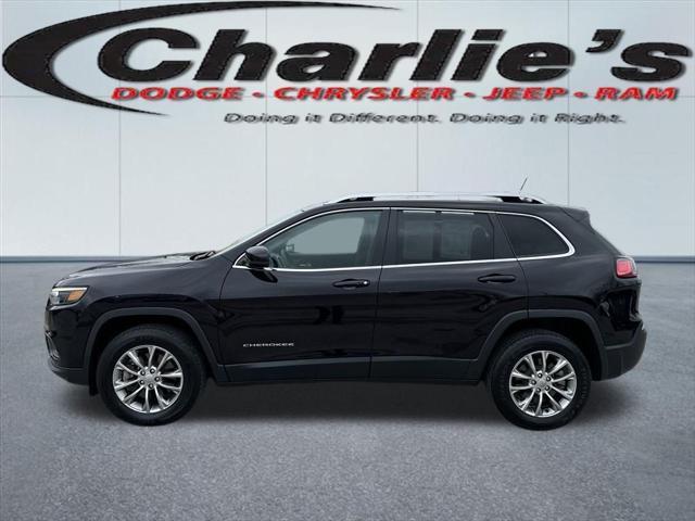 used 2021 Jeep Cherokee car, priced at $17,370