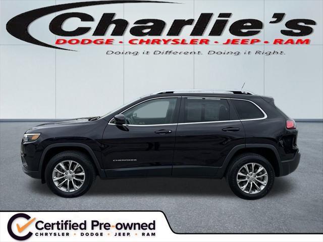 used 2021 Jeep Cherokee car, priced at $16,425