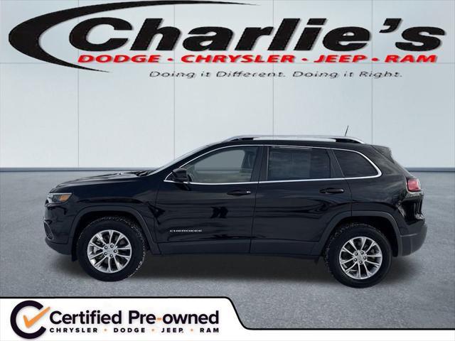 used 2021 Jeep Cherokee car, priced at $21,376