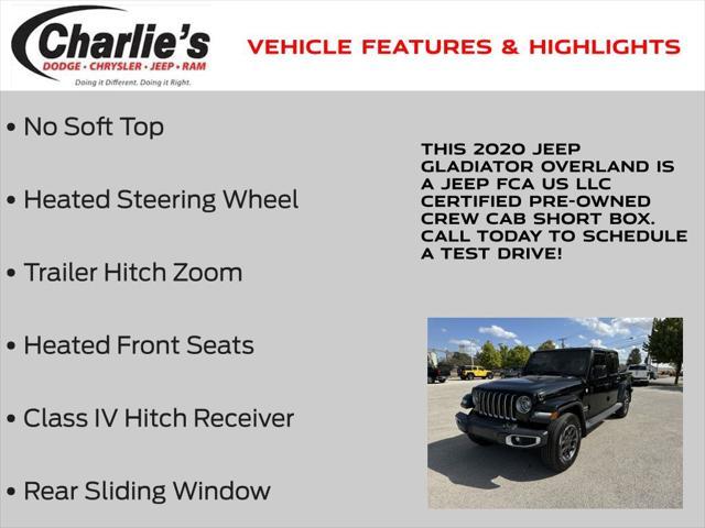 used 2020 Jeep Gladiator car, priced at $29,193