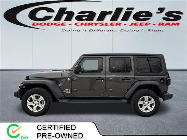 used 2019 Jeep Wrangler Unlimited car, priced at $20,392