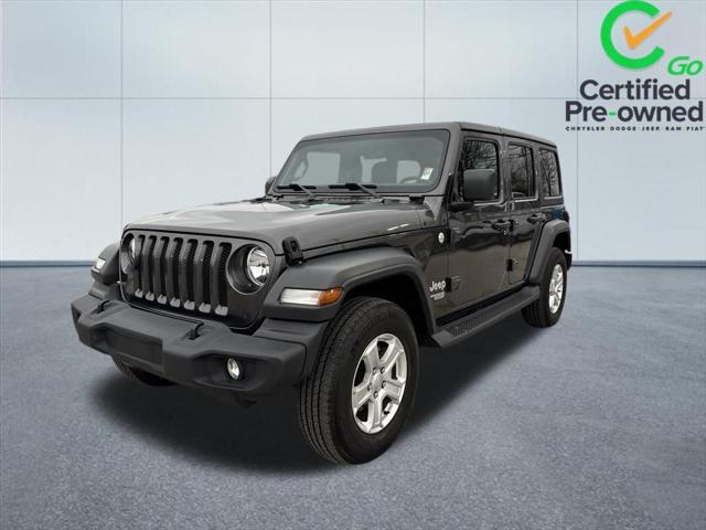 used 2019 Jeep Wrangler Unlimited car, priced at $20,392