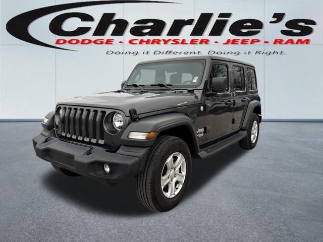 used 2019 Jeep Wrangler Unlimited car, priced at $20,818