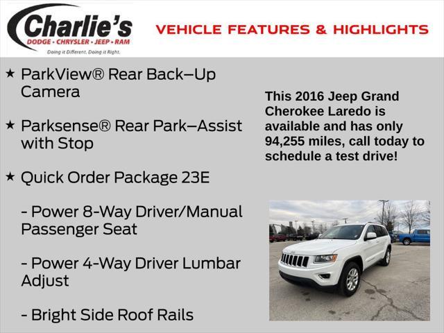 used 2016 Jeep Grand Cherokee car, priced at $14,118