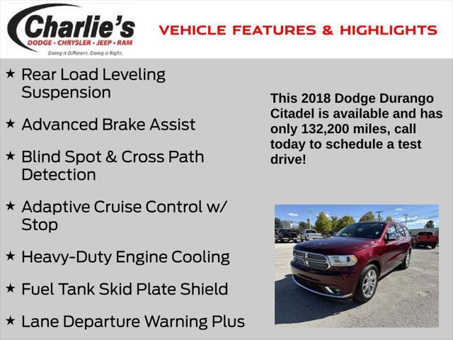 used 2018 Dodge Durango car, priced at $18,979