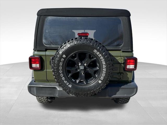 used 2021 Jeep Wrangler car, priced at $31,596