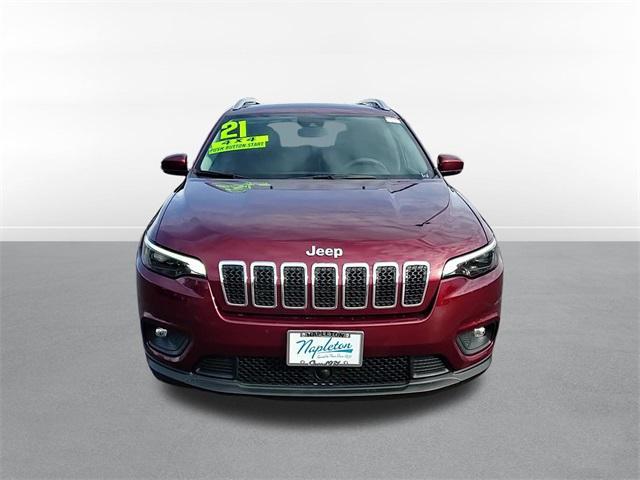 used 2021 Jeep Cherokee car, priced at $22,300