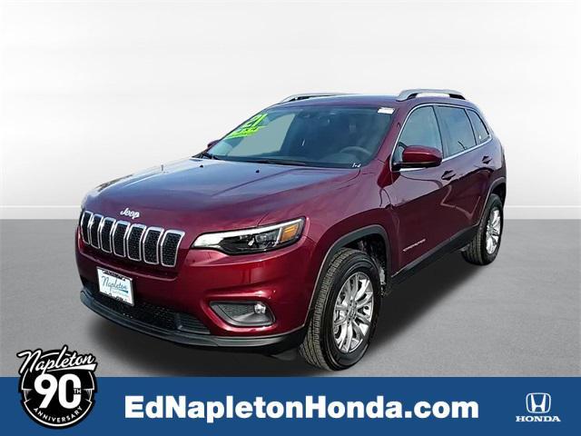 used 2021 Jeep Cherokee car, priced at $22,300