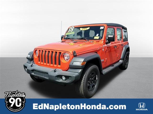 used 2019 Jeep Wrangler Unlimited car, priced at $25,500