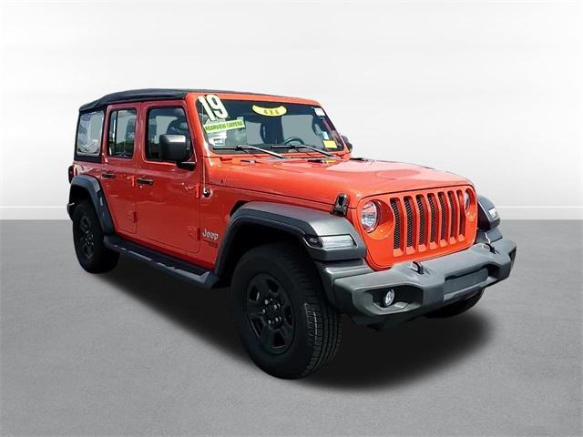 used 2019 Jeep Wrangler Unlimited car, priced at $25,500