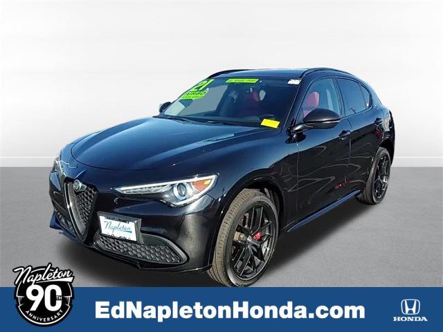 used 2021 Alfa Romeo Stelvio car, priced at $23,800