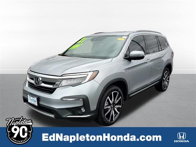 used 2021 Honda Pilot car, priced at $30,250