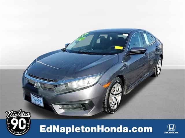 used 2017 Honda Civic car, priced at $10,800