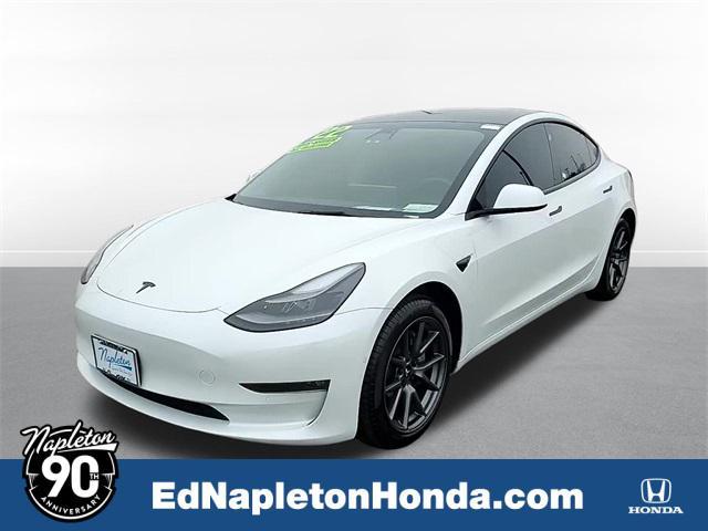 used 2022 Tesla Model 3 car, priced at $27,000