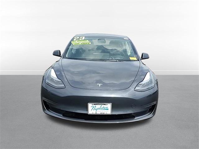 used 2023 Tesla Model 3 car, priced at $27,500