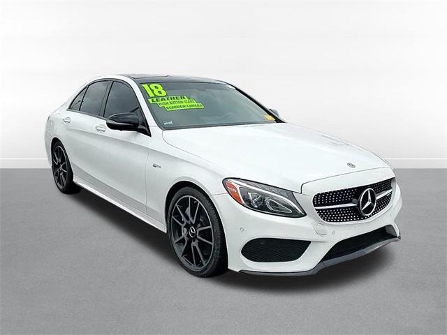 used 2018 Mercedes-Benz AMG C 43 car, priced at $26,500