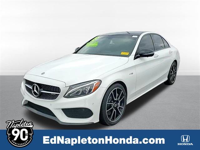 used 2018 Mercedes-Benz AMG C 43 car, priced at $26,500