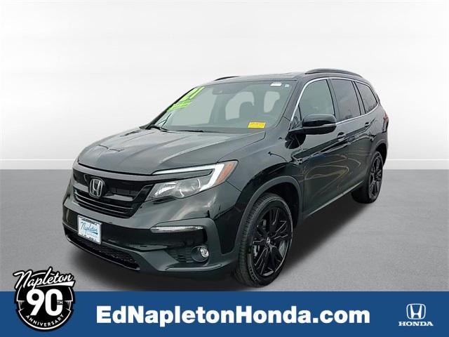 used 2021 Honda Pilot car, priced at $31,000