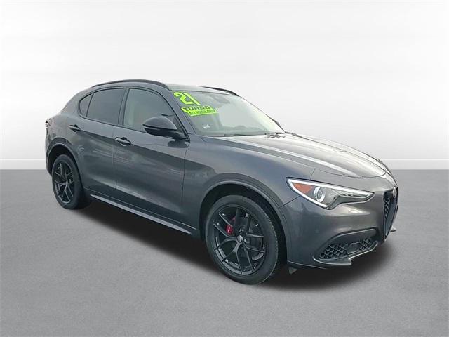 used 2021 Alfa Romeo Stelvio car, priced at $22,500