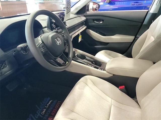 new 2025 Honda Accord car, priced at $30,275