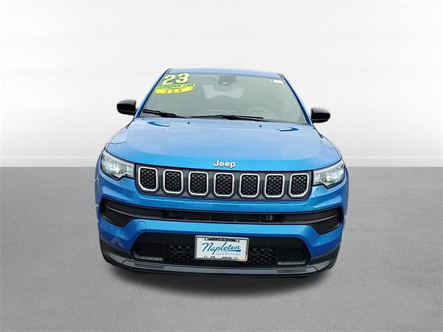used 2023 Jeep Compass car, priced at $19,500