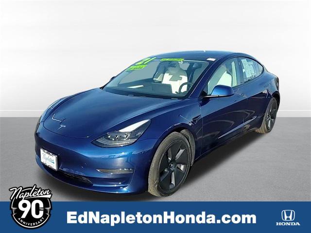 used 2021 Tesla Model 3 car, priced at $24,000