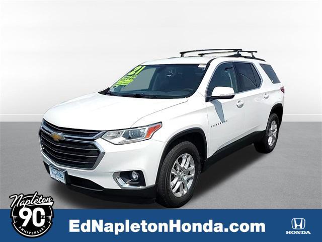 used 2021 Chevrolet Traverse car, priced at $16,000