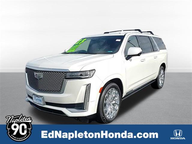 used 2023 Cadillac Escalade ESV car, priced at $77,500