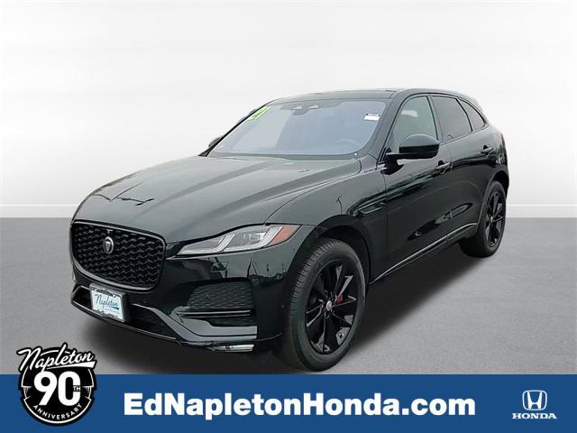 used 2021 Jaguar F-PACE car, priced at $28,500