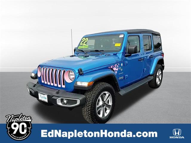 used 2022 Jeep Wrangler Unlimited car, priced at $31,500