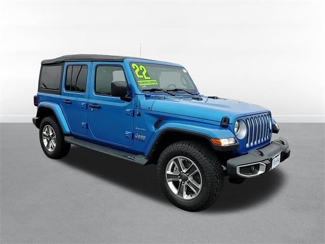 used 2022 Jeep Wrangler Unlimited car, priced at $29,500