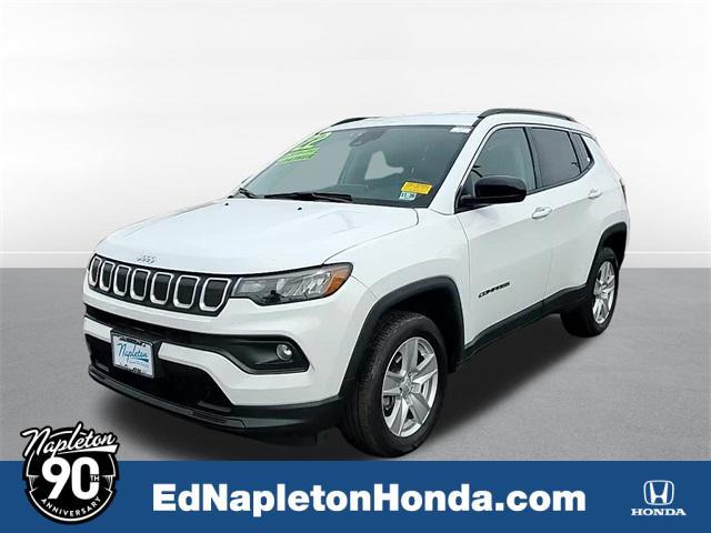 used 2022 Jeep Compass car, priced at $19,900