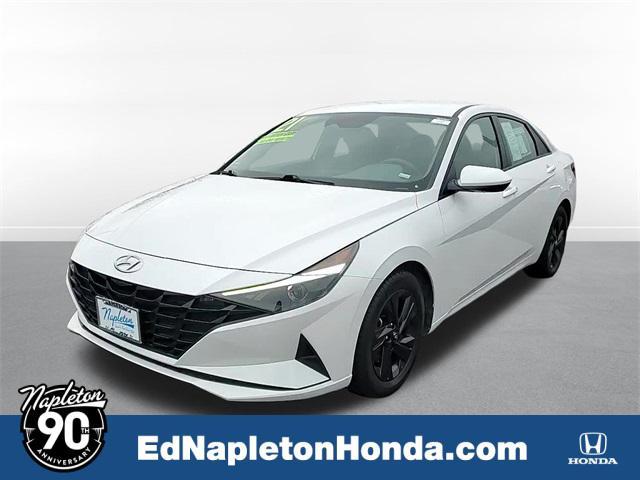 used 2021 Hyundai Elantra car, priced at $15,000