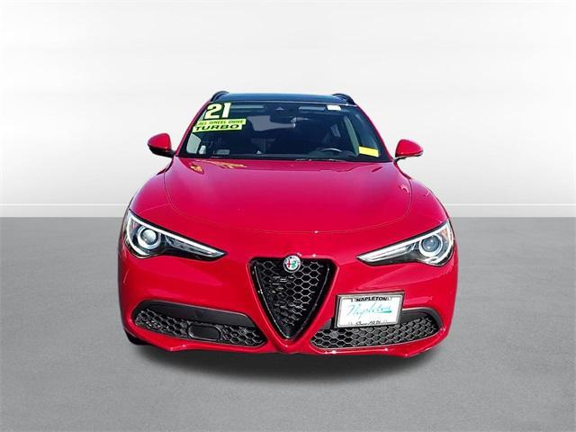 used 2021 Alfa Romeo Stelvio car, priced at $26,000